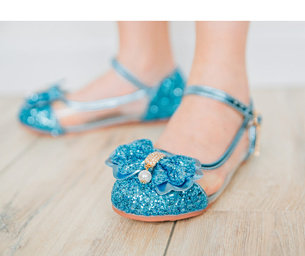 Elsa / Anna schoenen Prinsessen schoenen - Verkleedschoenen - Blauw - Het Betere Merk