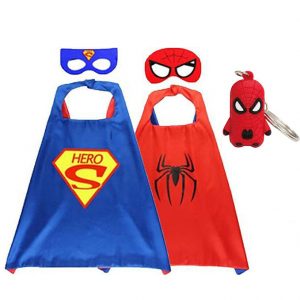 Superman cape en spiderman cape