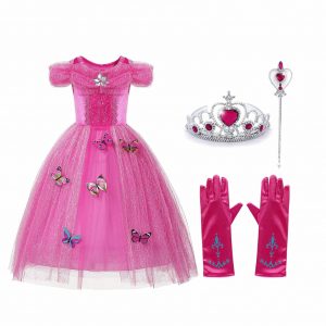 cinderella roze prinsessenjurk