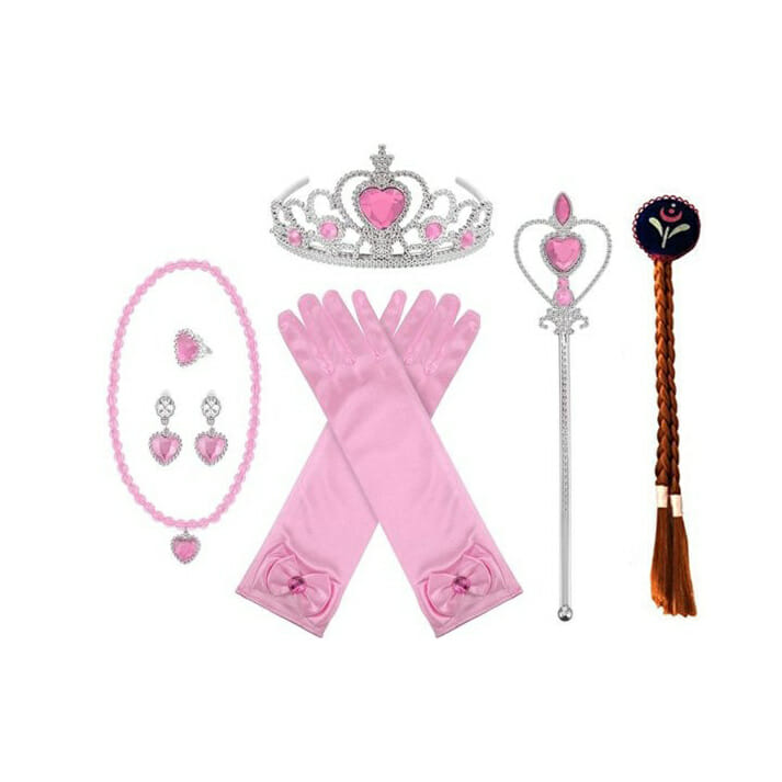 democratische Partij Circulaire zien Prinsessen 7-delig roze accessoireset - Het Betere Merk