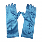 Korte donkerblauwe handschoenen +€4,50