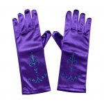 Korte paarse handschoenen +€3,95