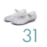 Maat 31 =>binnenzool 18,5 cm; schoenen vallen 1/2 maten kleiner +€12,95