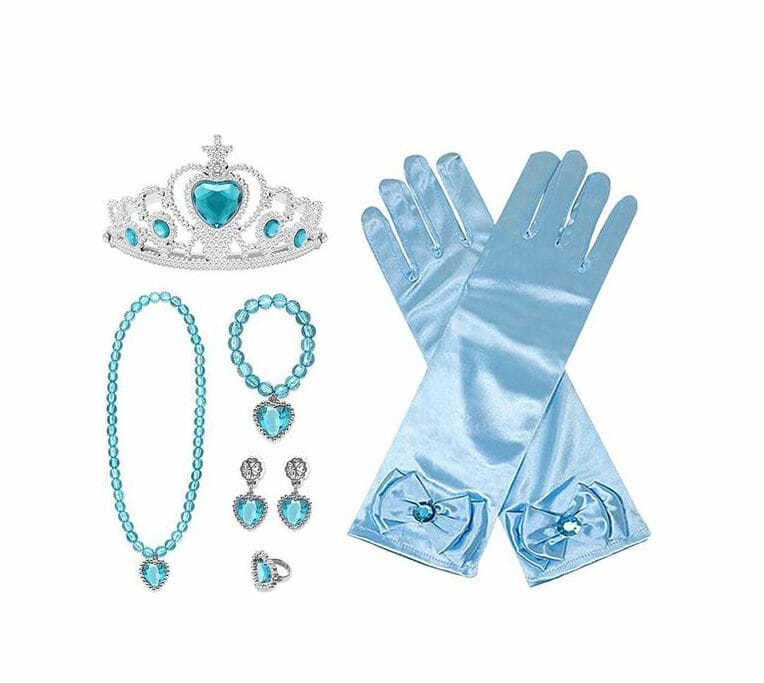 lobby kroon jungle Speelgoed meisjes - prinsessen handschoenen-Tiara-Juwelen- 5 Kleuren - Het  Betere Merk