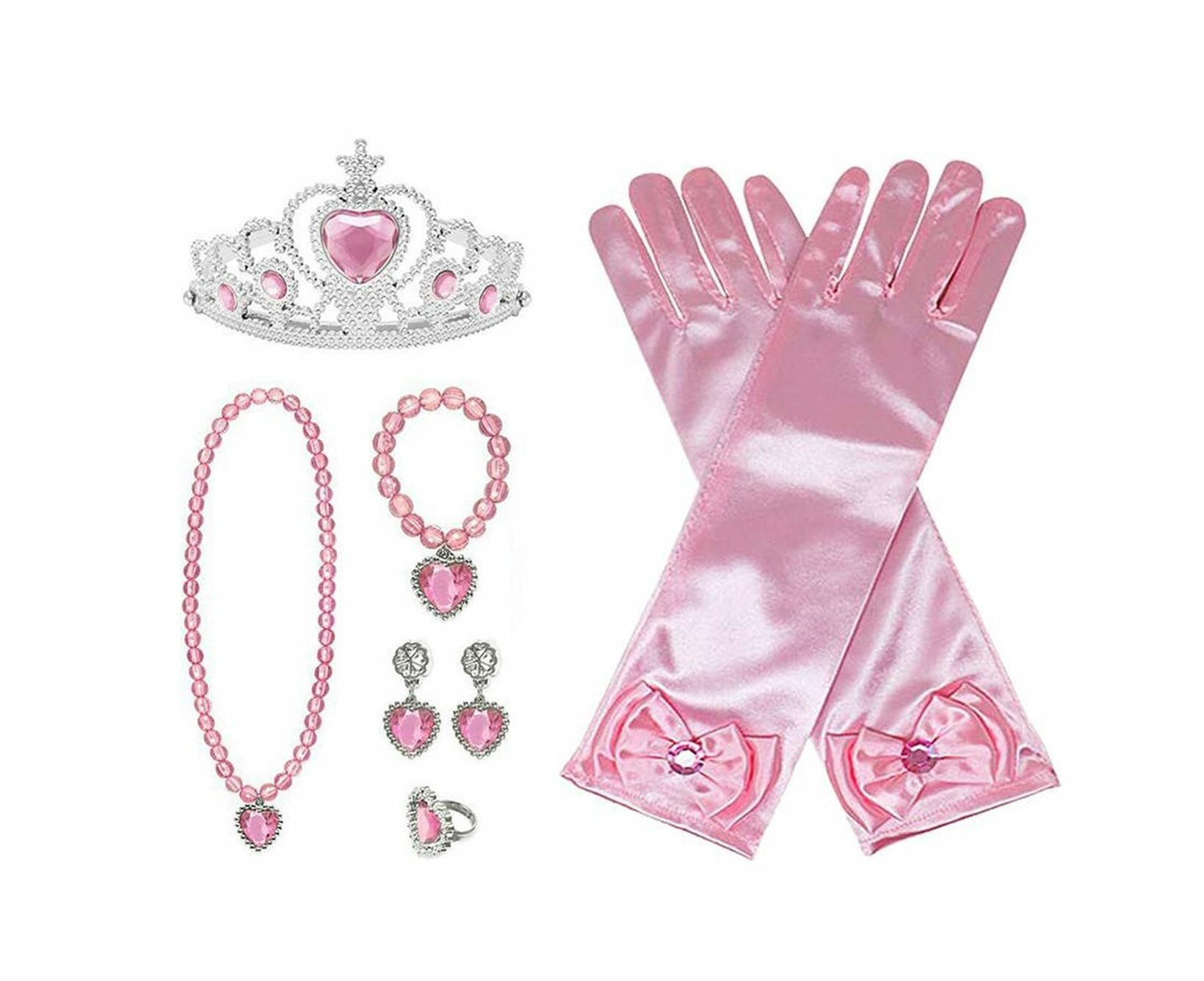 Speelgoed meisjes - handschoenen-Tiara-Juwelen- 5 Kleuren Het Betere Merk
