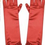 Lange rode handschoenen +€5,95