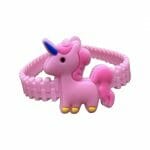 Unicorn siliconen armband - roze +€1,50